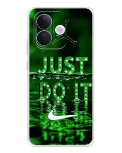 Чохол для Xiaomi Redmi Note 17 Pro з картинкою «Зелений неоновий Nike»