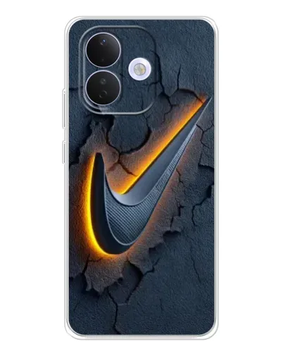 Чехол для Xiaomi Redmi Note 17 Pro с картинкой «Объемный логотип Найк»
