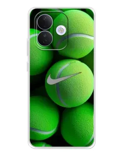 Чохол для Xiaomi Redmi Note 17 Pro з картинкою «Тенісні м'ячі Найк»