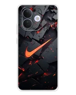 Чохол для Xiaomi Redmi Note 17 Pro з картинкою «Nike — ефект розломів»