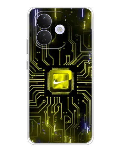 Чехол для Xiaomi Redmi Note 17 Pro с картинкой «Nike — золотая искра»
