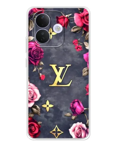 Чехол для Xiaomi Redmi Note 17 Pro с картинкой «Цветочный Louis Vuitton»