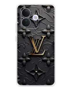 Чохол для Xiaomi Redmi Note 17 Pro з картинкою «Шкіряна текстура LV»