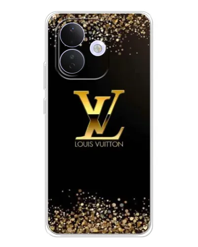 Чехол для Xiaomi Redmi Note 17 Pro с картинкой «LV — золотые искры»