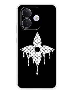 Чохол для Xiaomi Redmi Note 17 Pro з картинкою «Квіткова монограма»