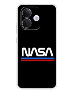 Чохол для Xiaomi Redmi Note 17 Pro з картинкою «NASA — класика Red Blue»