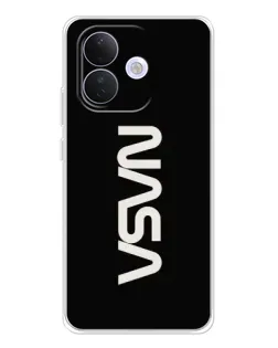 Чохол для Xiaomi Redmi Note 17 Pro з картинкою «NASA — вертикальний логотип»