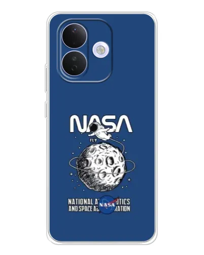 Чехол для Xiaomi Redmi Note 17 Pro с картинкой «NASA — лунная миссия»