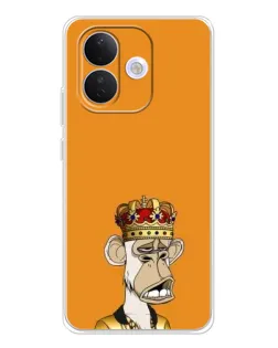 Чохол для Xiaomi Redmi Note 17 Pro з картинкою «Золота мавпа Bored Ape»