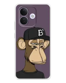 Чохол для Xiaomi Redmi Note 17 Pro з картинкою «Bored Ape в кепці»