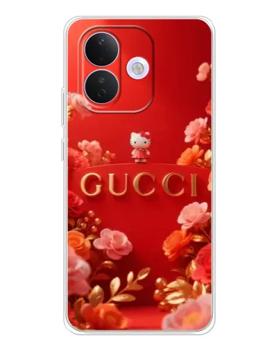 Чехол для Xiaomi Redmi Note 17 Pro с картинкой «Gucci — золотой сад»