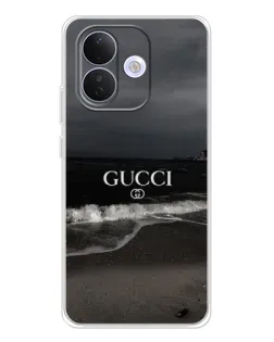 Чехол для Xiaomi Redmi Note 17 Pro с картинкой «Gucci — морской прибой» Чехол для Xiaomi Redmi Note 17 Pro с картинкой «Gucci — морской прибой»