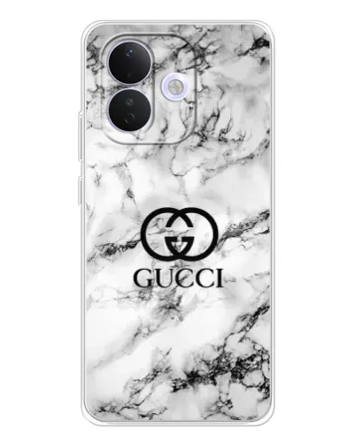 Чехол для Xiaomi Redmi Note 17 Pro с картинкой «Gucci — мраморный шик»