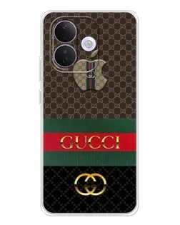 Чехол для Xiaomi Redmi Note 17 Pro с картинкой «Gucci — брендированный десерт» Чехол для Xiaomi Redmi Note 17 Pro с картинкой «Gucci — брендированный десерт»