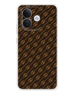 Чехол для Xiaomi Redmi Note 17 Pro с картинкой «Gucci — золотые диагонали» Чехол для Xiaomi Redmi Note 17 Pro с картинкой «Gucci — золотые диагонали»