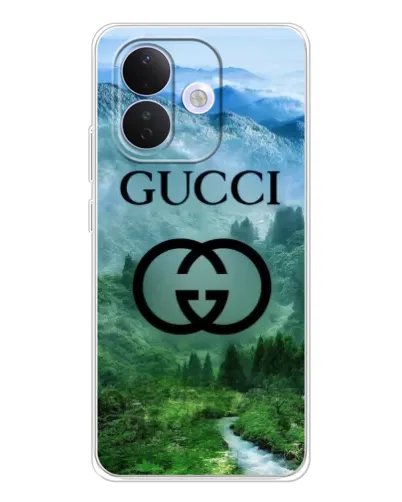 Чехол для Xiaomi Redmi Note 17 Pro с картинкой «Gucci — горный пейзаж»
