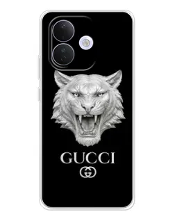 Чехол для Xiaomi Redmi Note 17 Pro с картинкой «Gucci — серебряный лев» Чехол для Xiaomi Redmi Note 17 Pro с картинкой «Gucci — серебряный лев»