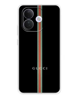 Чехол для Xiaomi Redmi Note 17 Pro с картинкой «Gucci — строгая линия» Чехол для Xiaomi Redmi Note 17 Pro с картинкой «Gucci — строгая линия»