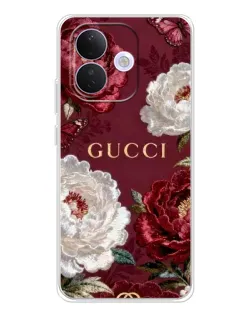Чехол для Xiaomi Redmi Note 17 Pro с картинкой «Gucci — бордовые розы» Чехол для Xiaomi Redmi Note 17 Pro с картинкой «Gucci — бордовые розы»