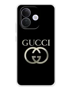 Чехол для Xiaomi Redmi Note 17 Pro с картинкой «Gucci — золото на черном» Чехол для Xiaomi Redmi Note 17 Pro с картинкой «Gucci — золото на черном»