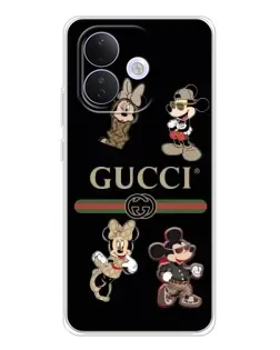 Чехол для Xiaomi Redmi Note 17 Pro с картинкой «Gucci — герои Disney и монограмма» Чехол для Xiaomi Redmi Note 17 Pro с картинкой «Gucci — герои Disney и монограмма»