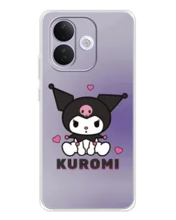 Чохол для Xiaomi Redmi Note 17 Pro з картинкою «Kuromi — фіолетовий арт»