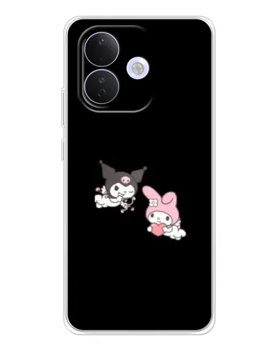 Чехол для Xiaomi Redmi Note 17 Pro с картинкой «My Melody и Kuromi»