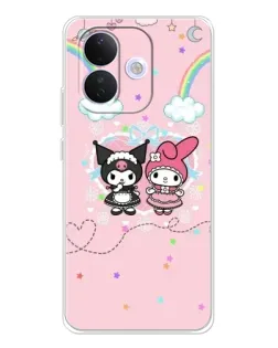Чохол для Xiaomi Redmi Note 17 Pro з картинкою «My Melody та Kuromi»