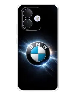 Чохол для Xiaomi Redmi Note 17 Pro з картинкою «BMW — неонове сяйво»