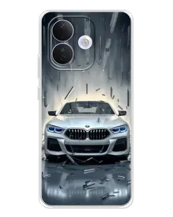 Чохол для Xiaomi Redmi Note 17 Pro з картинкою «BMW у світлі фар»