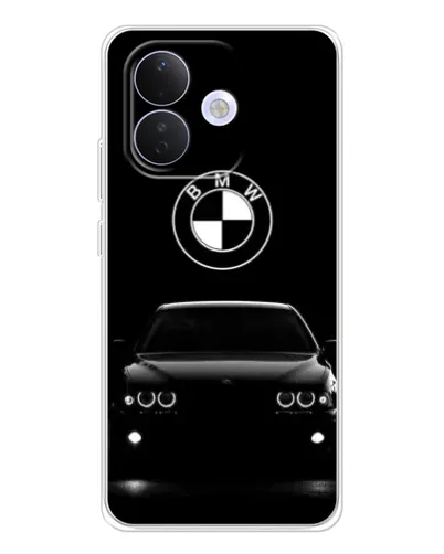 Чехол для Xiaomi Redmi Note 17 Pro с картинкой «BMW — взгляд из темноты»
