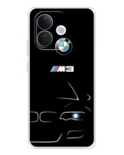 Чохол для Xiaomi Redmi Note 17 Pro з картинкою «Мінімалістичний принт BMW M3»