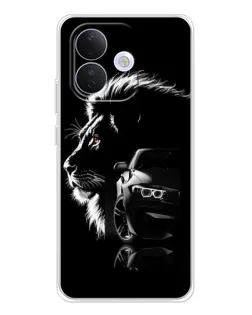 Чохол для Xiaomi Redmi Note 17 Pro з картинкою «BMW та лев»