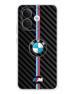 Чохол для Xiaomi Redmi Note 17 Pro з картинкою «Емблема BMW та карбон»