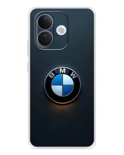 Чехол для Xiaomi Redmi Note 17 Pro с картинкой «Логотип BMW — минимализм»