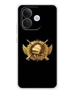 Чохол для Xiaomi Redmi Note 17 Pro з картинкою «PUBG — помаранчевий градієнт»