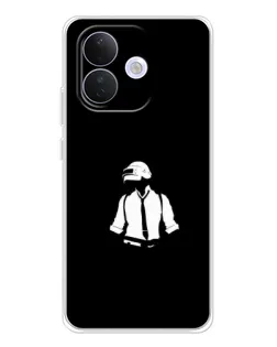 Чохол для Xiaomi Redmi Note 17 Pro з картинкою «PUBG — білий шолом»