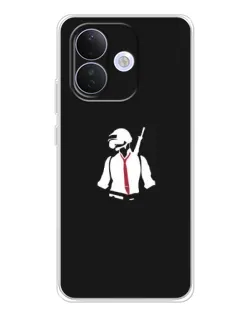 Чохол для Xiaomi Redmi Note 17 Pro з картинкою «PUBG — силует воїна»