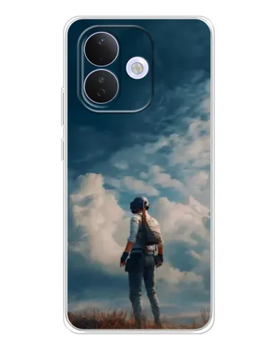 Чохол для Xiaomi Redmi Note 17 Pro з картинкою «Герой PUBG на скелі»