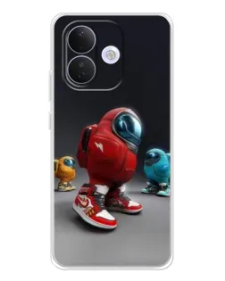Чохол для Xiaomi Redmi Note 17 Pro з картинкою «Among Us — 3D стиль»