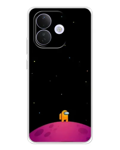 Чехол для Xiaomi Redmi Note 17 Pro с картинкой «Одинокий герой на планете»