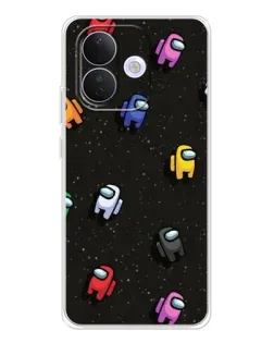 Чохол для Xiaomi Redmi Note 17 Pro з картинкою «Космічний патерн Among Us»
