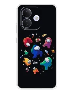 Чохол для Xiaomi Redmi Note 17 Pro з картинкою «Among Us космос»