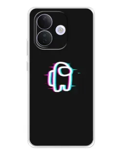 Чохол для Xiaomi Redmi Note 17 Pro з картинкою «Among Us неон»