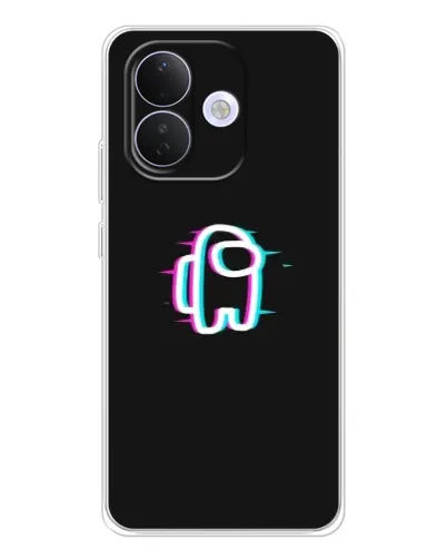Чехол для Xiaomi Redmi Note 17 Pro с картинкой «Among Us неон»