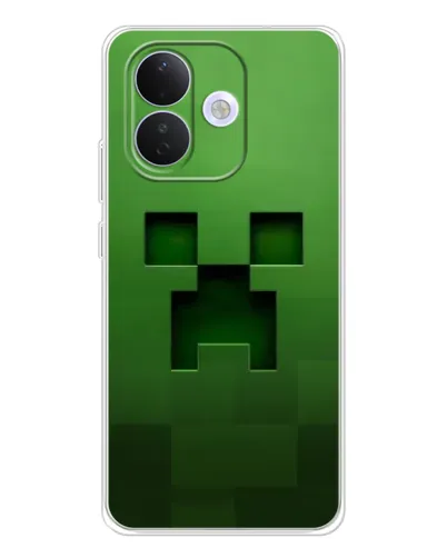 Чехол для Xiaomi Redmi Note 17 Pro с картинкой «Крипер микро-дизайн»