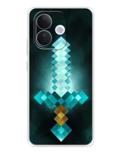 Чохол для Xiaomi Redmi Note 17 Pro з картинкою «Алмазний меч неон»