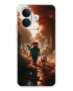 Чохол для Xiaomi Redmi Note 17 Pro з картинкою «Стів у лісі»
