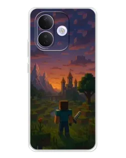 Чохол для Xiaomi Redmi Note 17 Pro з картинкою «Стів біля вежі»
