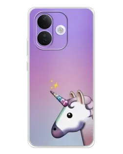 Чехол для Xiaomi Redmi Note 17 Pro с картинкой «Единорог градиент»
